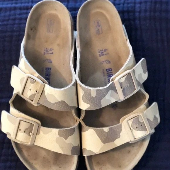 Birkenstock Women’s Arizona Soft Footbed Birko-Flor size 41 - Picture 2 of 5